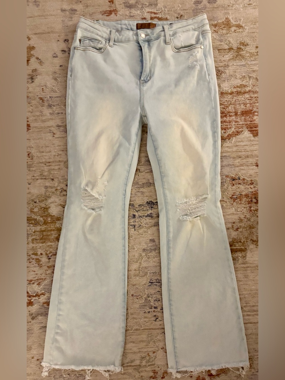 Judy Blue Plus Size  Light Wash Boot Cut Jeans